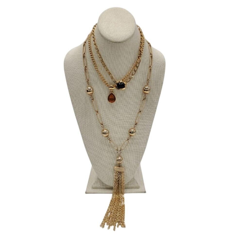 Vintage Givenchy Estée Lauder François 3pc Necklace Set - Picture 1 of 4